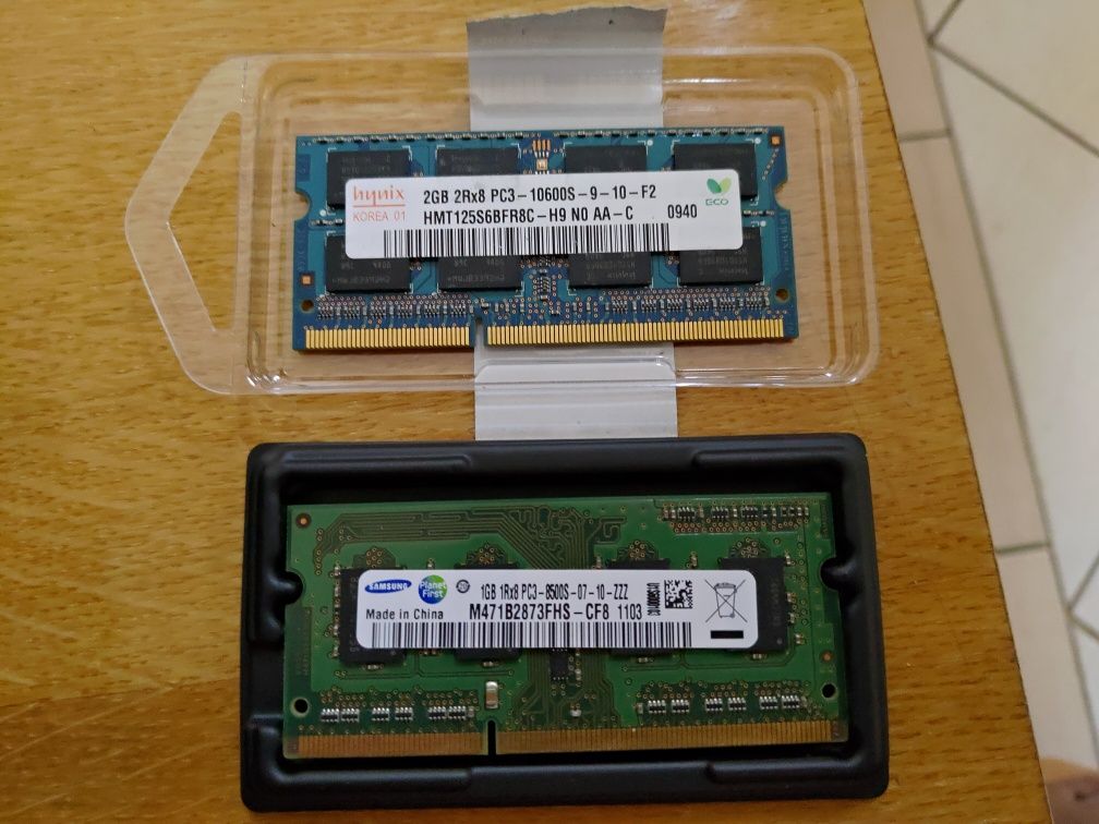 Оперативна пам'ять 3ГБ для ноутбука DDR3