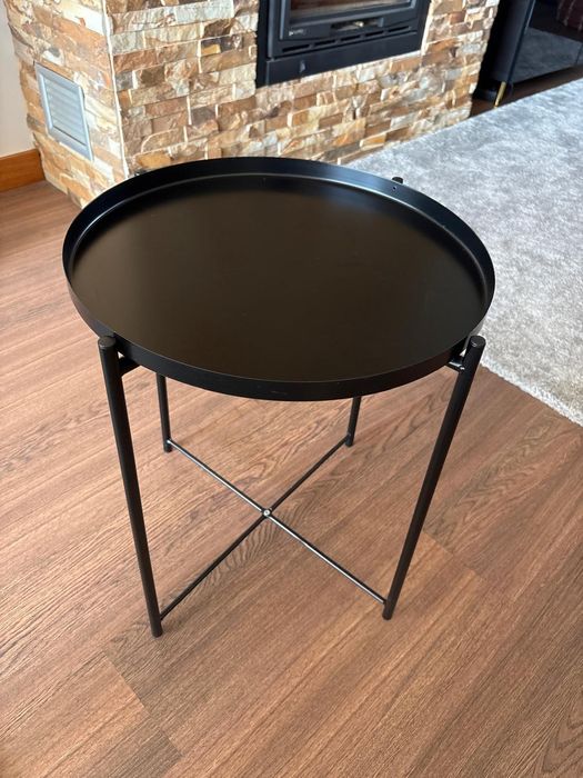 Mesa Tabuleiro preto - Como nova