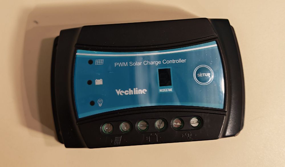 Vechline regulator / kontroler ładowania solarnego PWM 10A z kampera