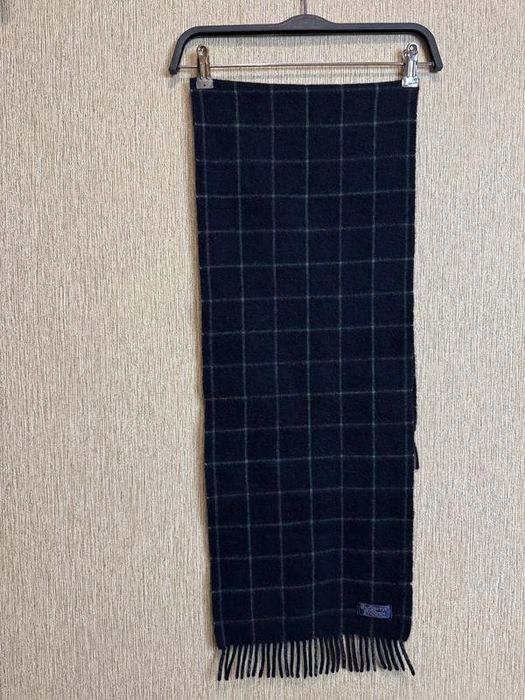 Теплий вінтажний шарф з натурального кашеміру Burberrys, оригінал