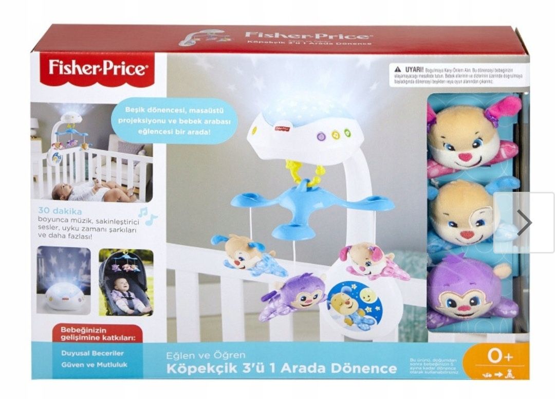 Karuzela z Misiami Projektor Fisher Price CDN41

Kojące dźwięki przyro