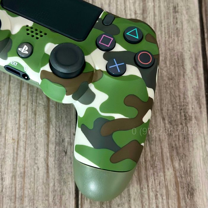 Бездротовий джойстик Dualshock 4 | універсальний PS4 зелений камуфляж