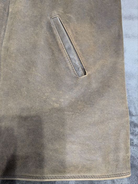 Куртка чоловіча шкіряна зимова, розмір XL.