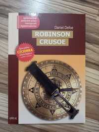 książka Robinson Crusoe z opracowaniem