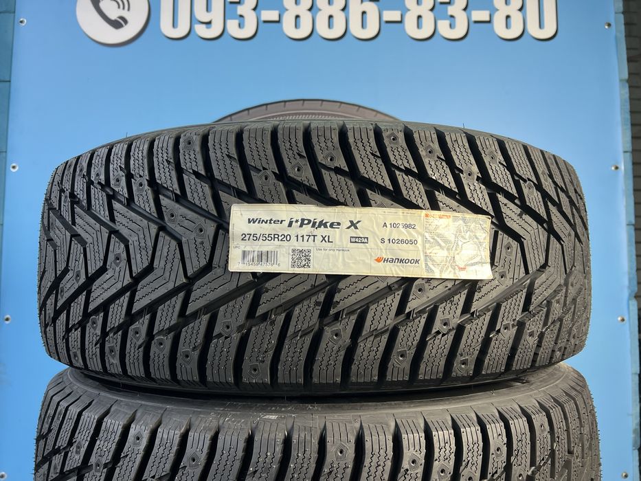 275/55r20 Hankook winter i*pike X шини зимові нові комплект