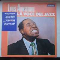 Louis Armstrong - La Voce Del Jazz (LP, Comp, Promo)