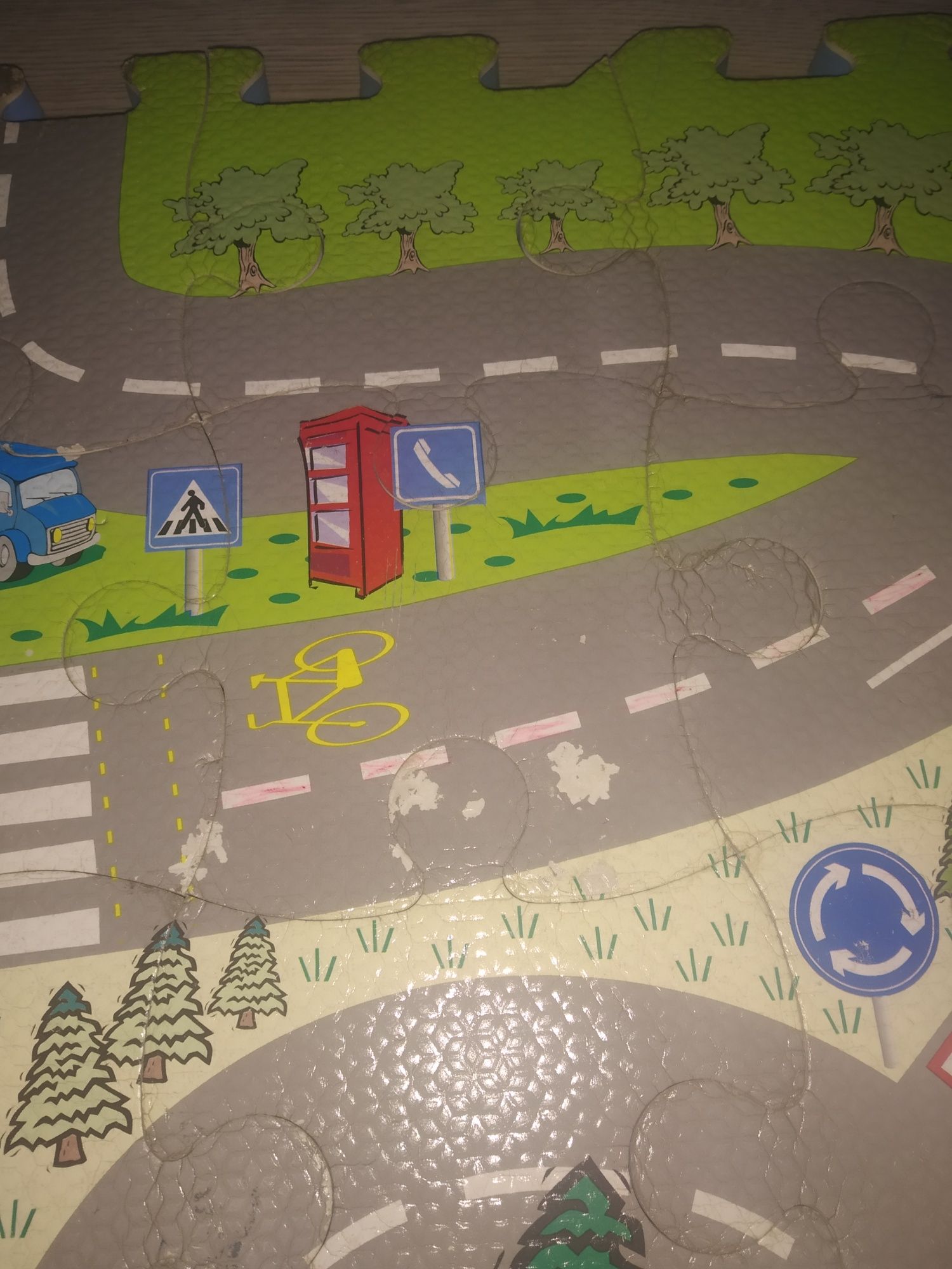 Grube puzzle piankowe 54 elementów