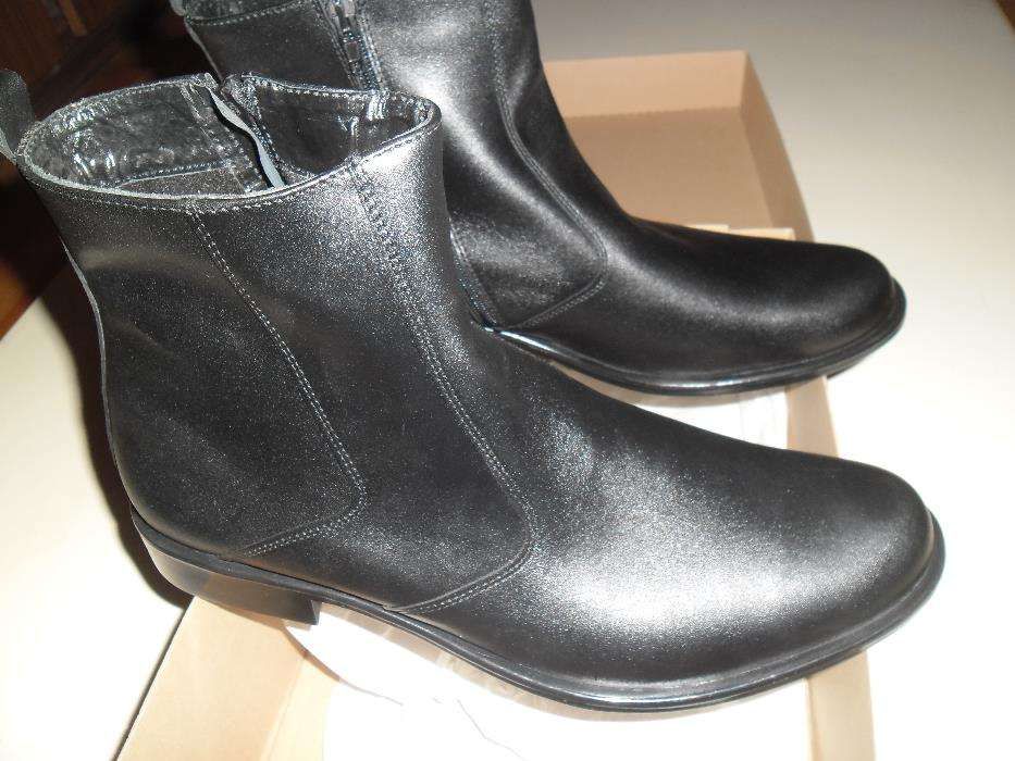 Buty męskie zimowe skóra GLANZBUT