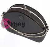 organizer OBAG MOON LIGHT czarny nakrapiany zamek srebrny OMAY