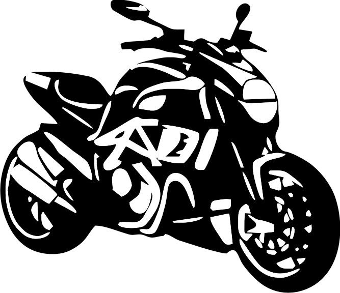 NN5 Naklejka Ducati Diavell