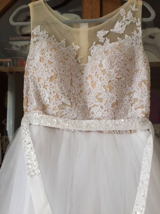 suknia ślubna sukienka linia-A cywilny 36 S, 40 L