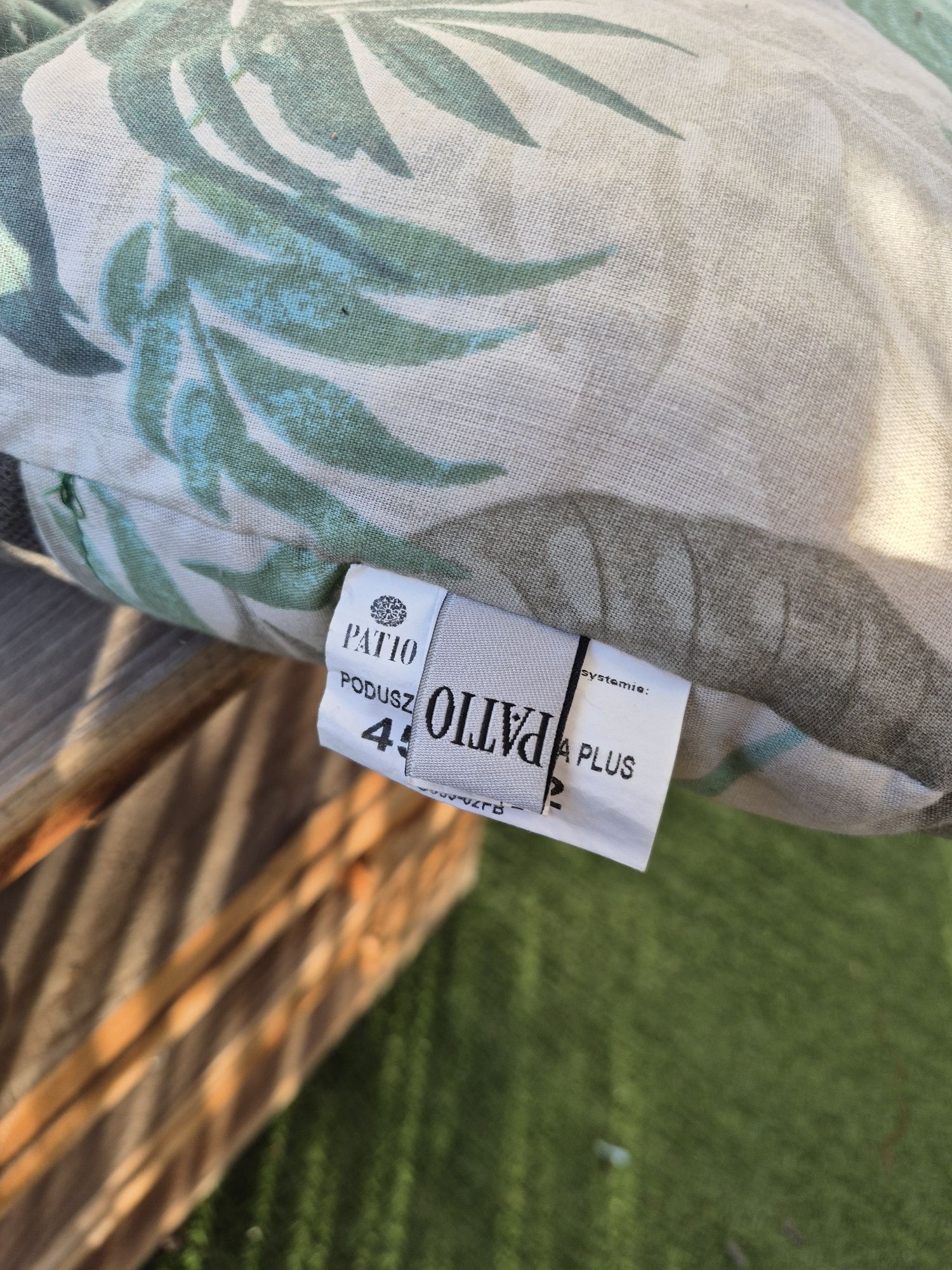 Zestaw 3szt Patio poduszki pikowane na ogródek, balkon