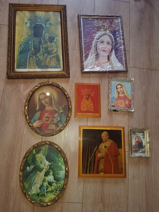 Stare obrazy matki boskiej. Licheńskiej. J. P drugiego