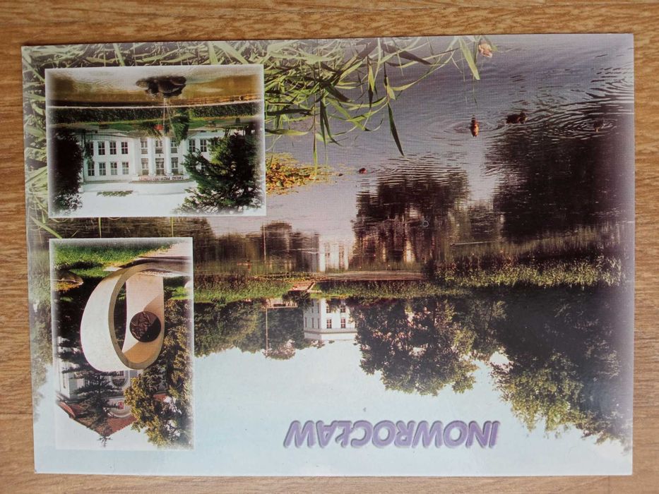 Kartka pocztowa Pocztówka Inowrocław Solanki - staw Artpress Pozkal