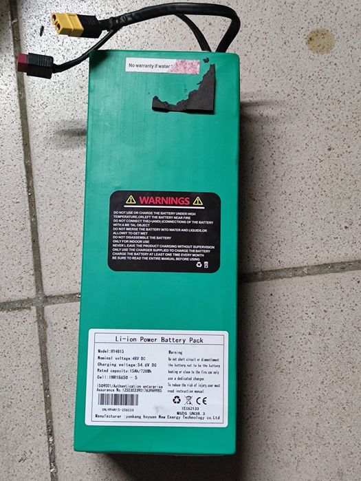 Акумулятор на електротранспорт 48в,15А,