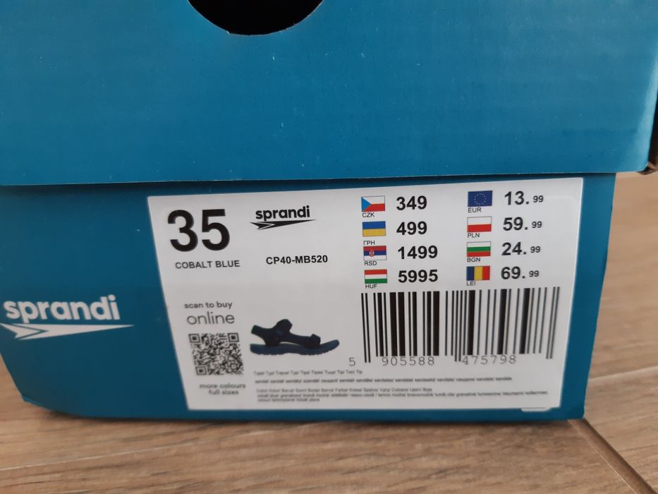 Sandały dziecięce Sprandi r.35