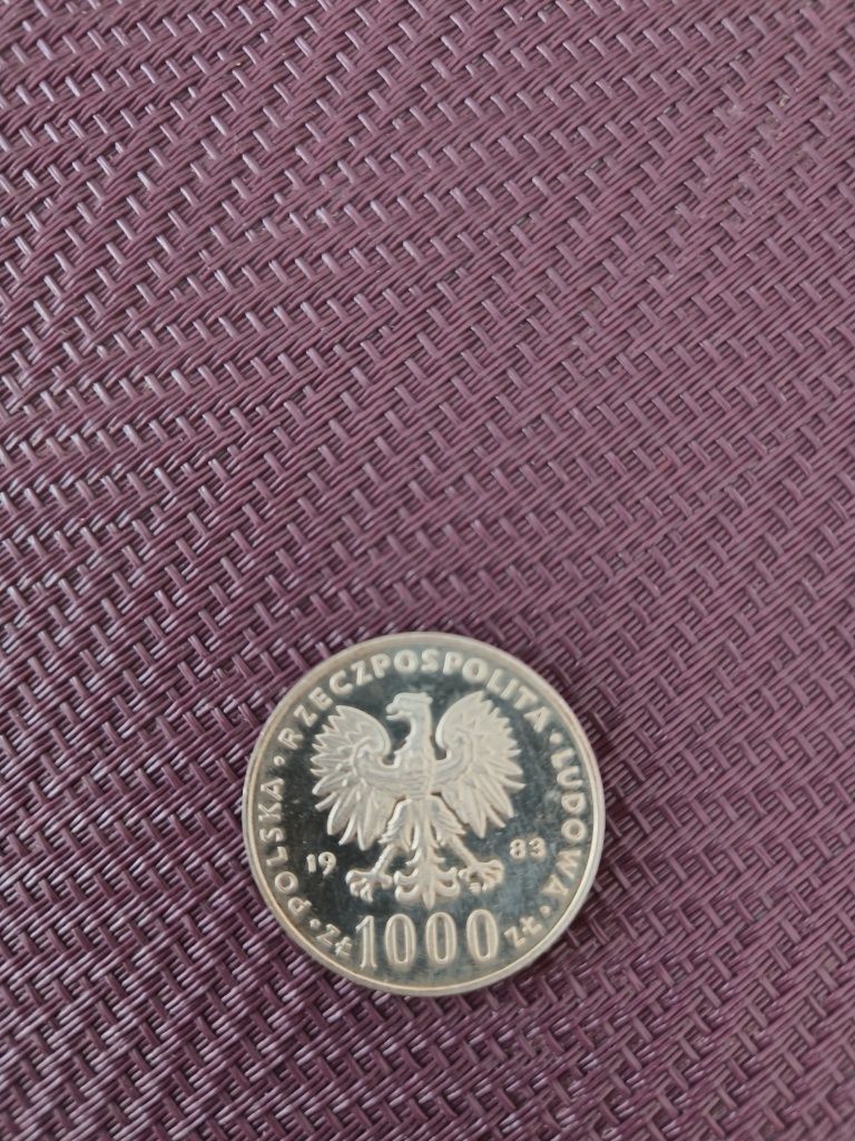 Srebrna moneta 1983r. Jan Paweł ll