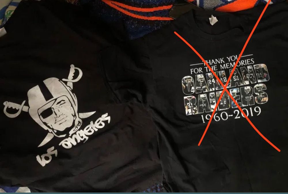 Футболки Nfl nba Kani Raiders Lakers mecca