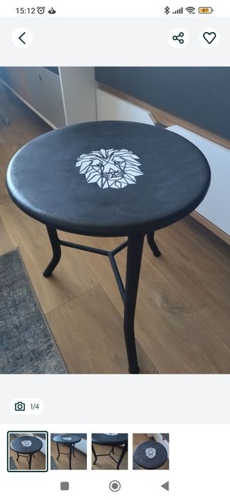 Stołek taboret stolik stylowy - wysyłka