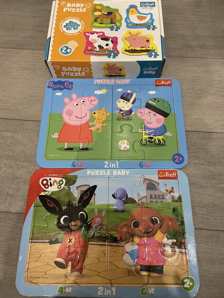 Puzzle 2+  dla dzieci