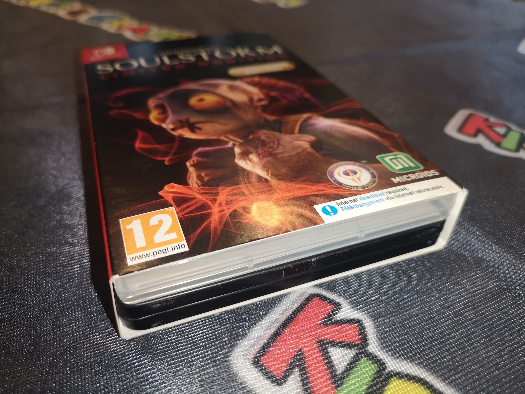 Oddworld Soulstorm SWITCH Nintendo gra + STEELBOOK (klaser na 24 gry)