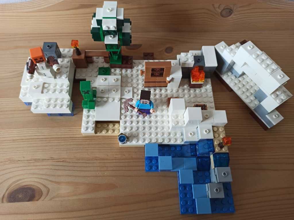 Lego Minecraft Śnieżna kryjówka Snow Hideout 21120