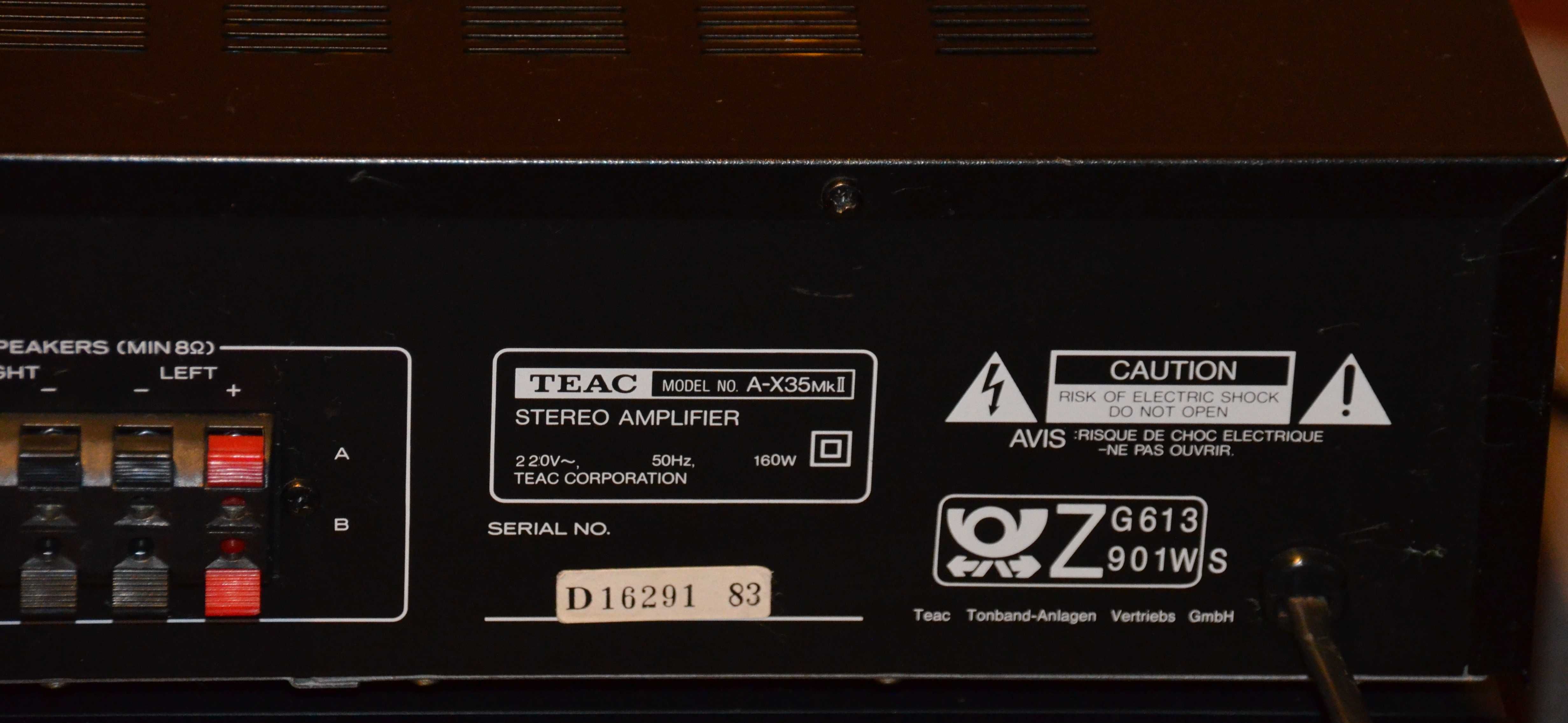 Teac A-X 35 MK II Wzmacniacz stereo England