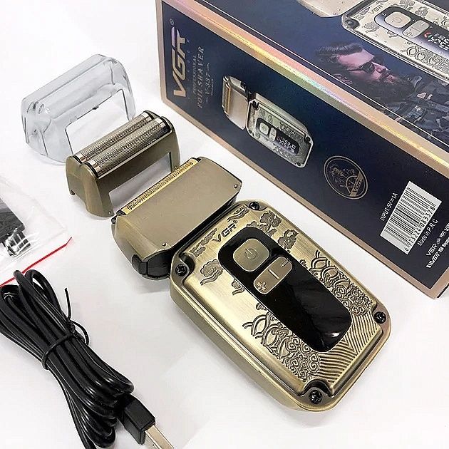 Електробритва шейвер та тример VGR V-337 LED з 2 насадками