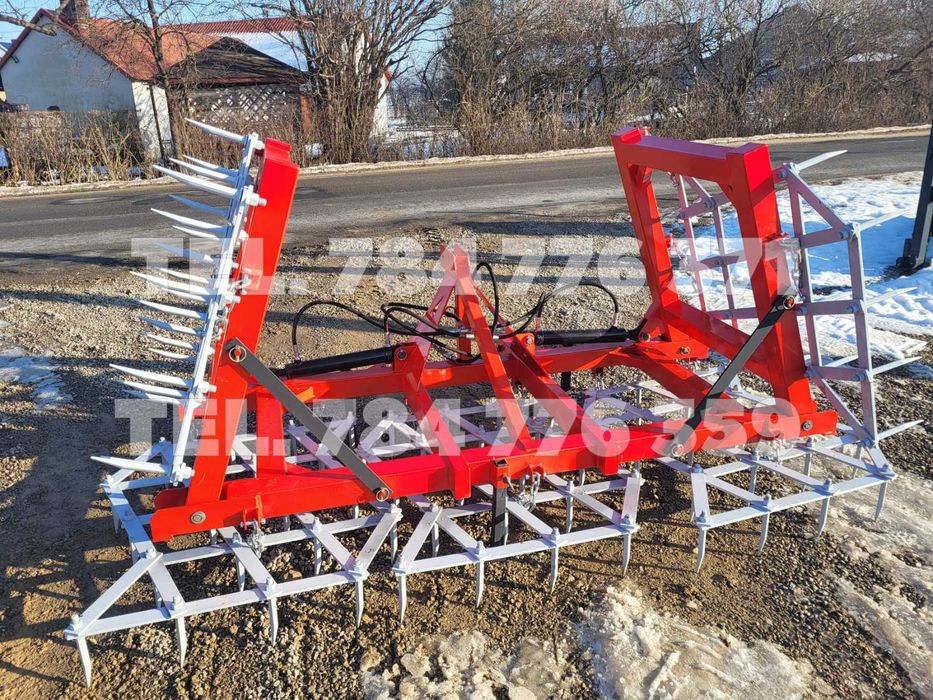 BRONY POLOWE HYDRAULICZNIE składane CIĘŻKIE *5pól *2 siłowniki *20 ząb