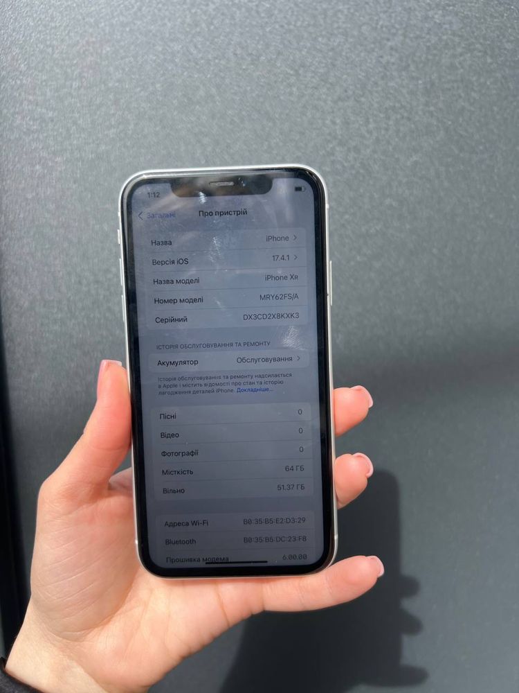 Iphone xr 64 gb міняний акб