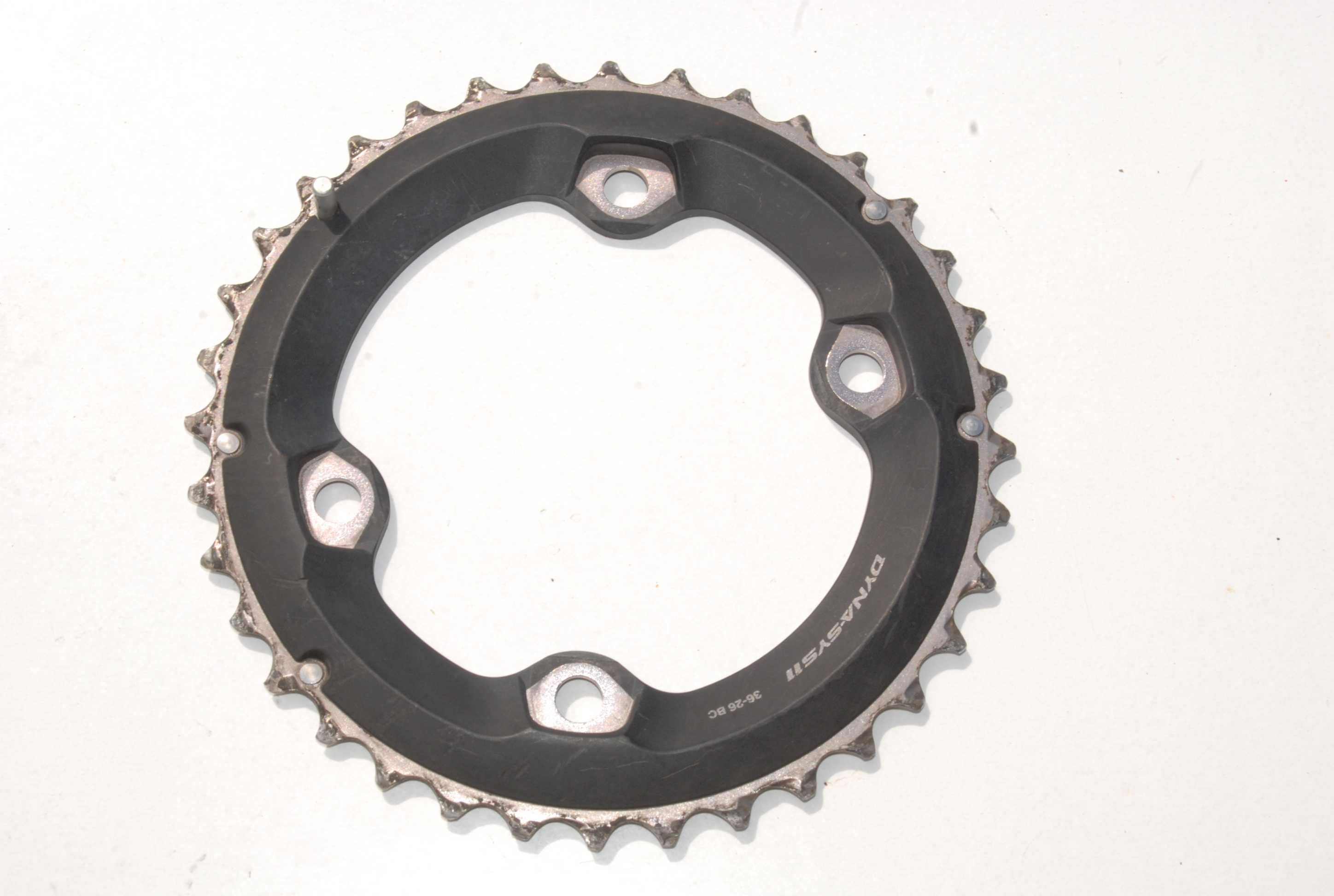 Zębatka korby Shimano Deore XT DYNA-SYS 11 36-26 BC 11s oryginalna