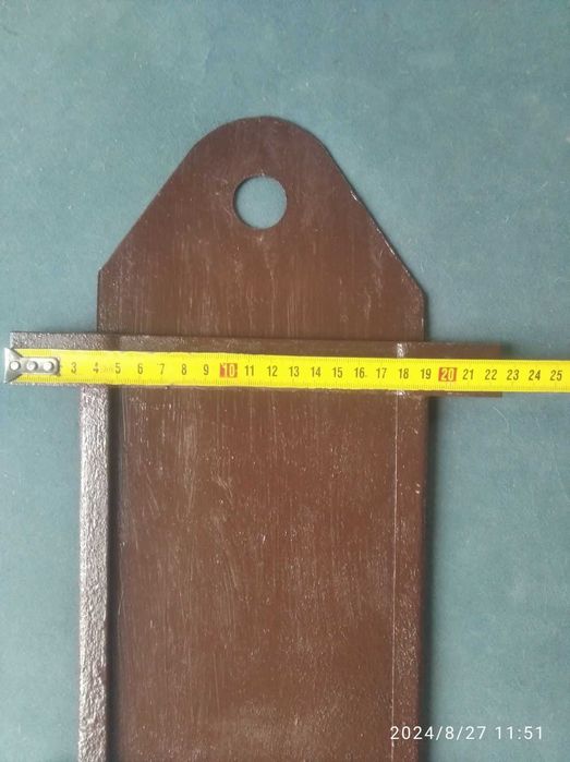 Задвижка димаря печі, шибер середній, засувка пічна