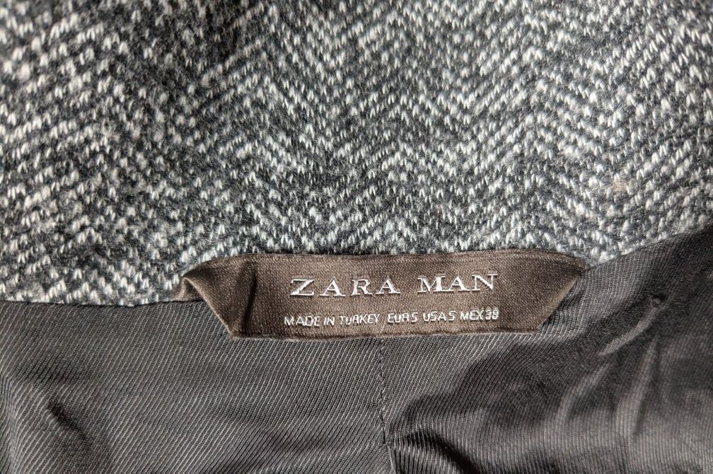 Kurtka męska bomberka Zara r.38/170cm, suwak, podszewka stójka