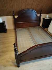 Dębowe łóżko sypialniane 140x200