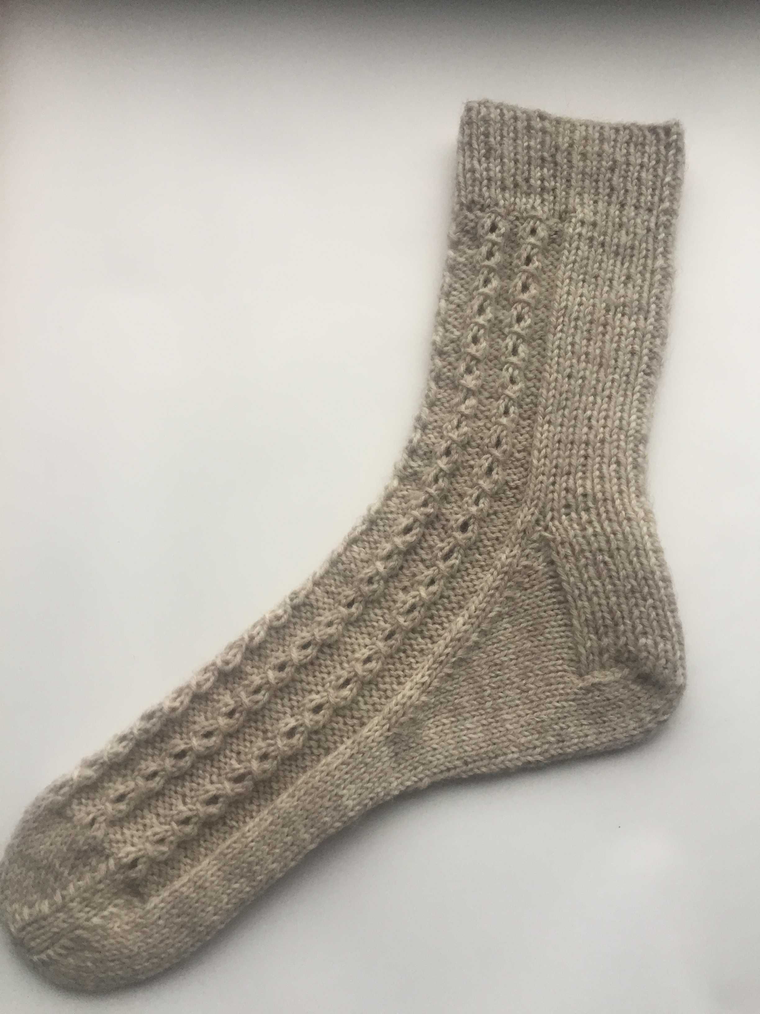 Вязаные носки В'язані шкарпетки із шкарпеткової нитки
