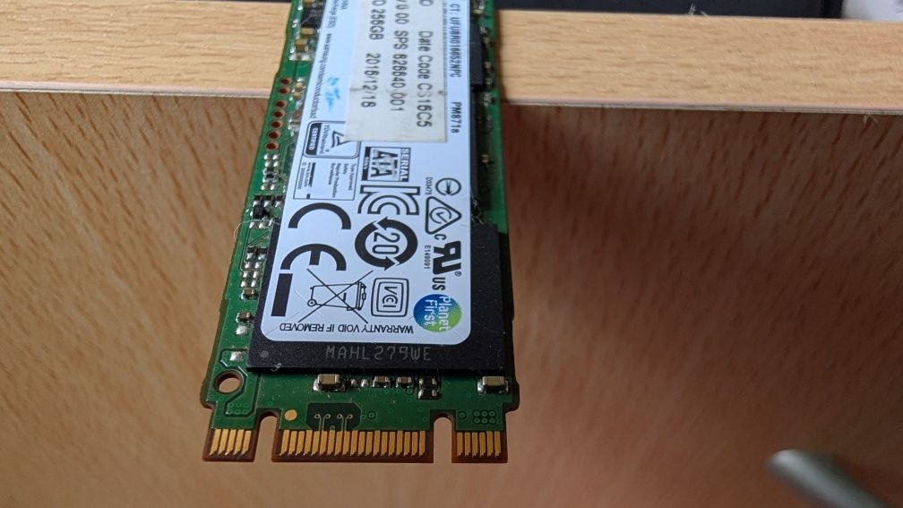 Disco Samsung 256GB SSD Solid State Drive m.2