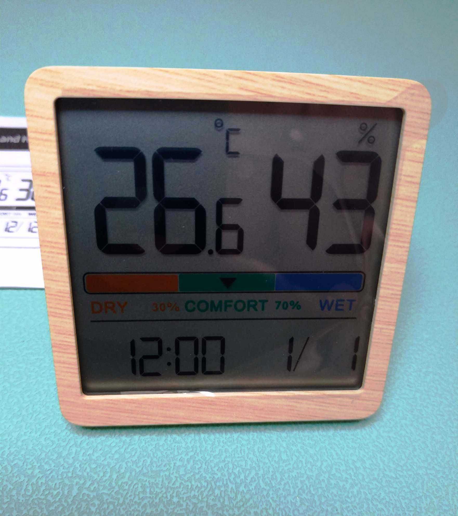 Часы, цифровой гигрометр, термометр Humidity Xiaomi Clock