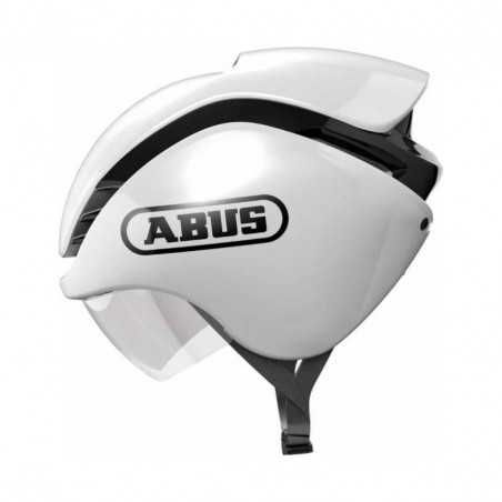 Kask czasowy triathlon ABUS GameChanger TT Tri, biały, rozm M 52-58 cm