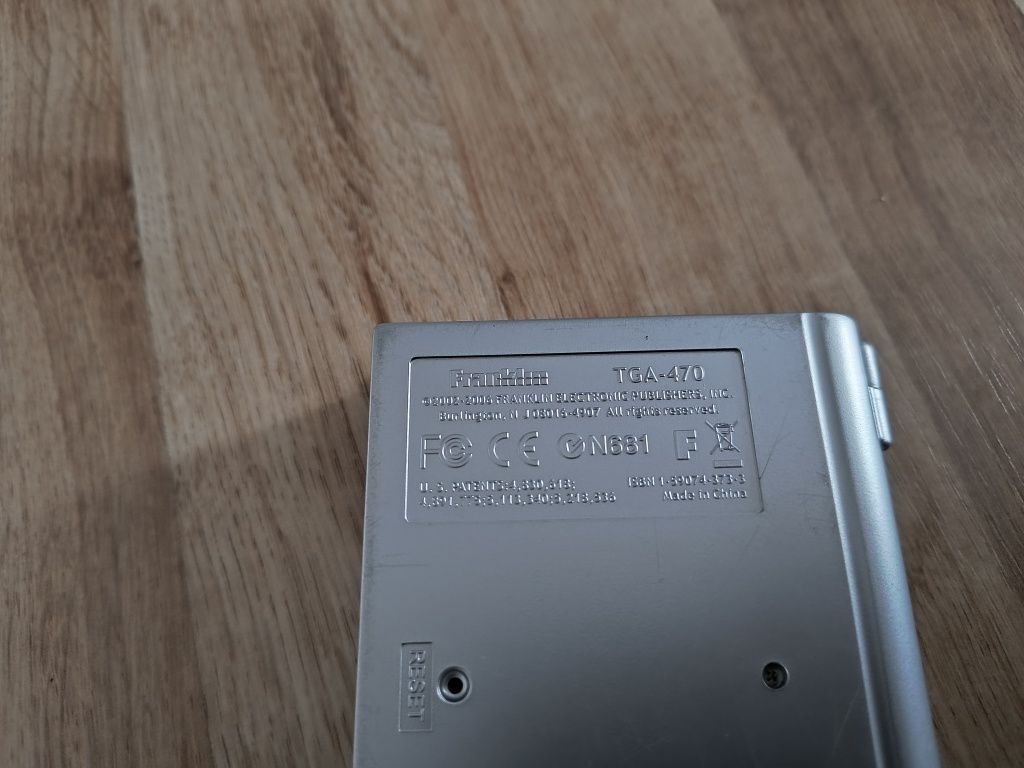 Globalny tłumacz, translator Franklin TGA-470