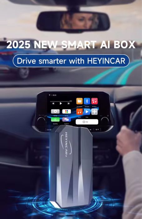 HEYINCAR Smart Ai Box Plus - CarPlay, Android Auto, YouTube, Netflix