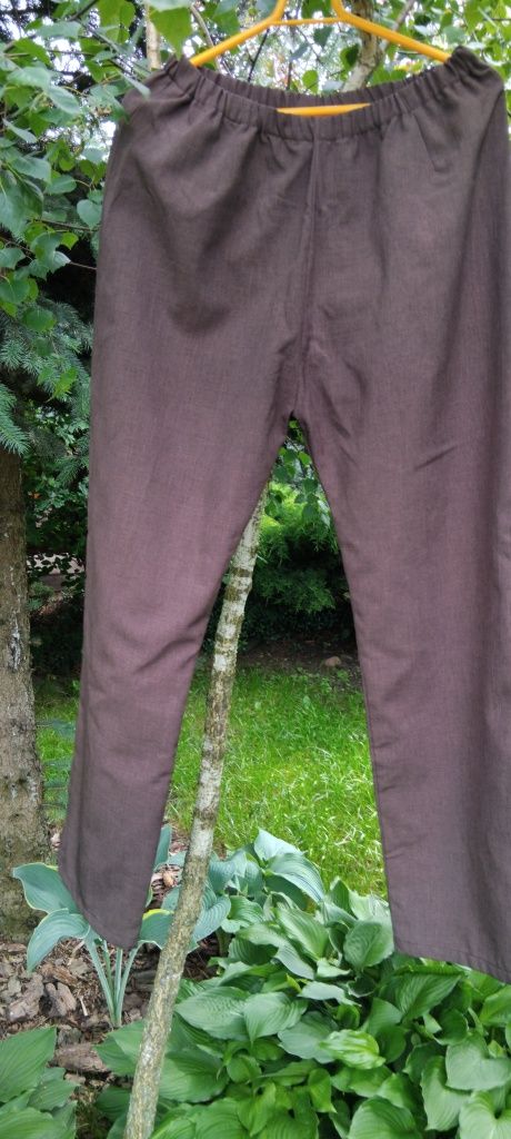 Spodnie damskie brązowe L/XL