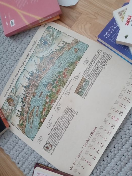 Stare karty z kalendarza niemieckie 11 sztuk sprzedaje komplet