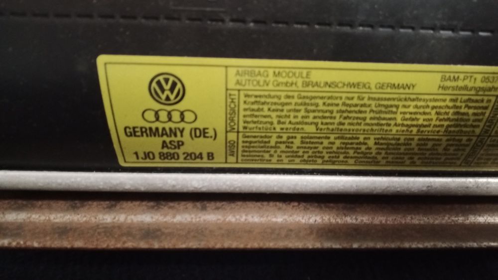 Airbags VW SEAT Audi Skoda