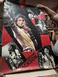 Poster antigo de Michael Jackson