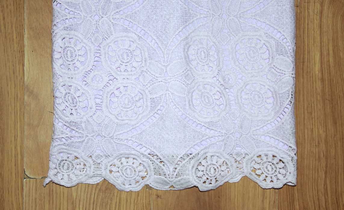 sukienka MISSGUIDED koronka koronkowa 34 xs 36 s fiolet róż fioletowa