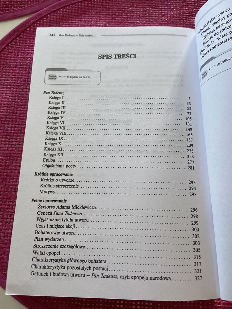 Pan Tadeusz Adam Mickiewicz Lektura z opracowaniem