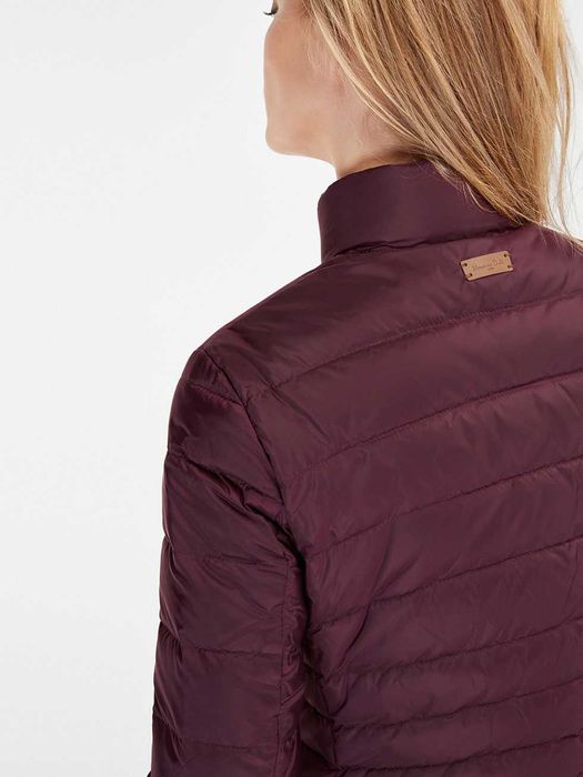 Casaco/ Kispo penas cor-de-vinho Massimo Dutti