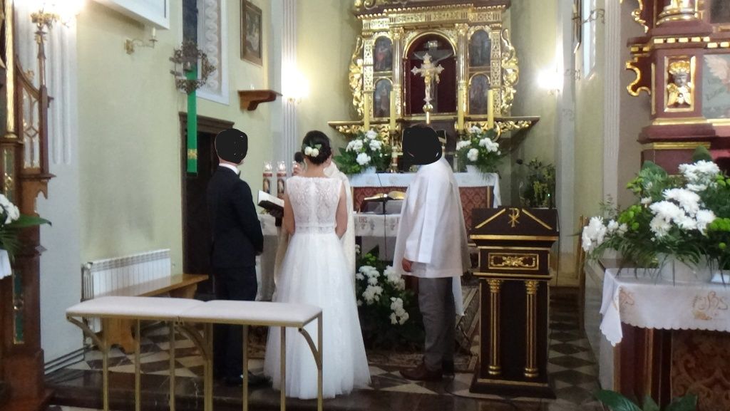 Suknia ślubna Melisa śmietankowa