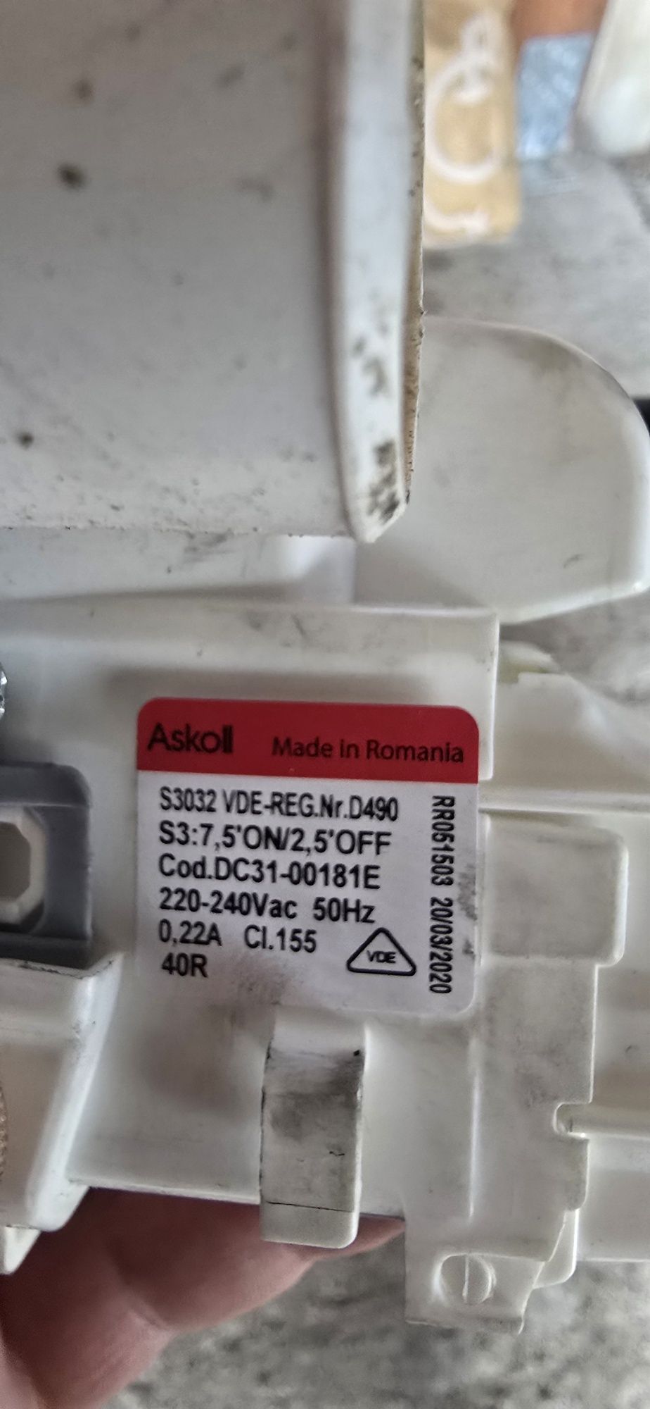 Pompa pralki Samsung WW70J5346MW