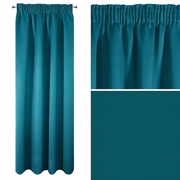 Zasłona Zaciemniająca Gotowa Dekoracyjna na Taśmie 135x270 PARISA